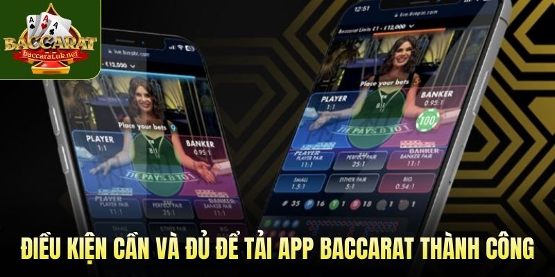 Điều kiện cần và đủ để tải app baccarat thành công