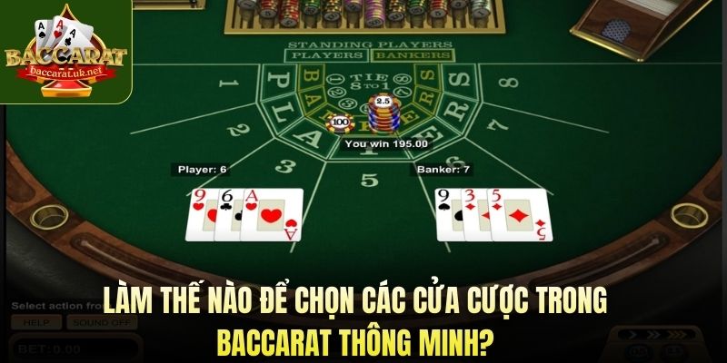 Làm thế nào để chọn các cửa cược trong Baccarat thông minh?