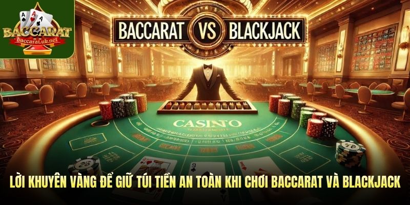 Lời khuyên vàng để giữ túi tiền an toàn khi chơi Baccarat và Blackjack