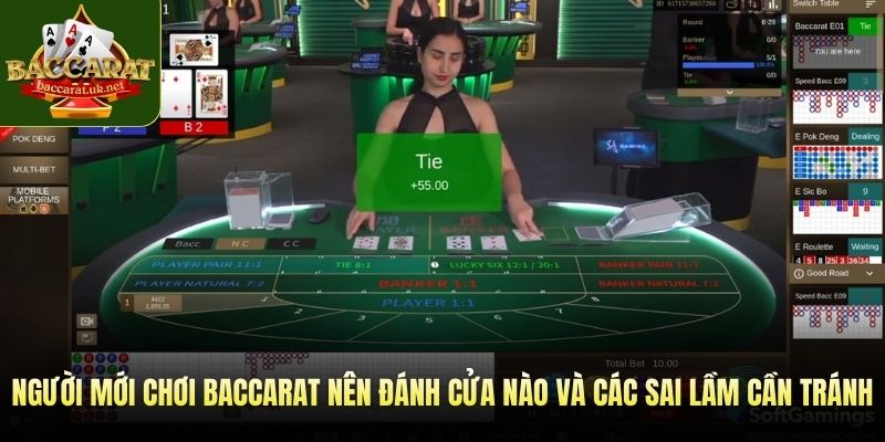 Người mới chơi baccarat nên đánh cửa nào và các sai lầm cần tránh