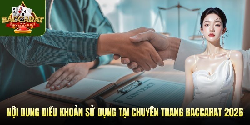 Nội dung điều khoản sử dụng tại chuyên trang baccarat 2026