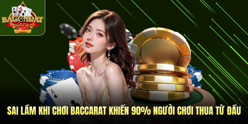 Sai lầm khi chơi Baccarat