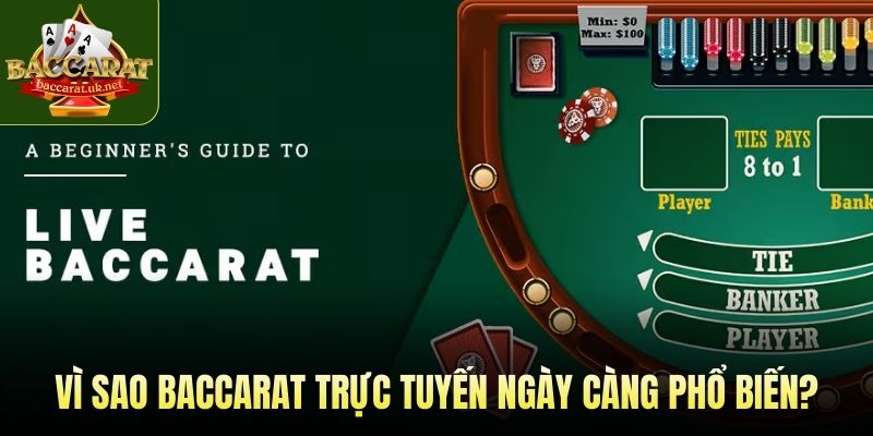 Vì sao baccarat trực tuyến ngày càng phổ biến?